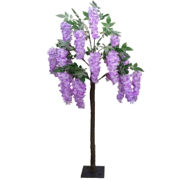 Τεχνητό Δέντρο Γλυσίνια 8380-6 160cm Purple Supergreens Υαλοβάμβακας