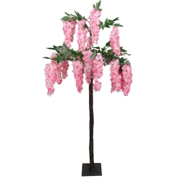 Τεχνητό Δέντρο Γλυσίνια 9380-6 160cm Fuchsia Supergreens Υαλοβάμβακας
