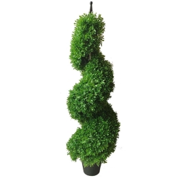 Τεχνητό Φυτό Πύξος Σπιράλ 9740-6 90cm Green Supergreens Πολυαιθυλένιο