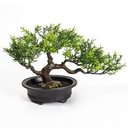 Τεχνητός Μπονσάι Φίκος Taiwan 3080-6 35x15cm Green Supergreens PVC