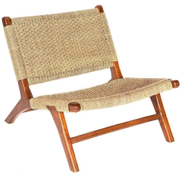 Καρέκλα Teak Πλεκτή 1600-4 87x70x70cm Natural Supergreens