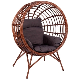 Πολυθρόνα Φωλιά 5500-4 72x102x136cm Brown Supergreens