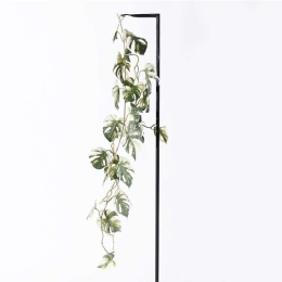 Τεχνητή Γιρλάντα Μονστέρα Albo Variegata 9161-7 120cm Green Supergreens Πολυαιθυλένιο