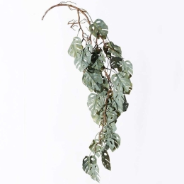 Τεχνητή Κρεμαστή Μονστέρα 4561-7 105cm Green Supergreens Πολυαιθυλένιο
