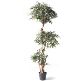 Τεχνητό Δέντρο Ρούσκος 8680-6 150cm Green Supergreens Πολυαιθυλένιο