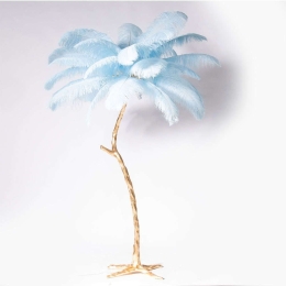 Φωτιστικό Επιδαπέδιο Ostrich 4820-3 120x120x170cm 5xE12 Light Blue-Gold Supergreens