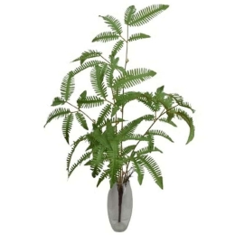 Τεχνητό Κλαδί Φτέρη 0961-7 83cm Green Supergreens Πολυαιθυλένιο,Ύφασμα