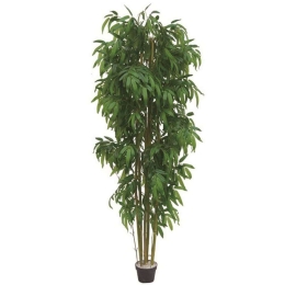 Τεχνητό Δέντρο Μπαμπού Zulu 2101-6 213cm Green-Beige Supergreens Πολυαιθυλένιο,Ύφασμα