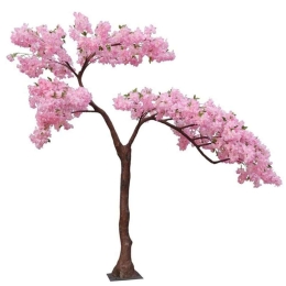Τεχνητό Δέντρο Κερασιά 7611-6 250cm Fuchsia Supergreens Πλαστικό, Ύφασμα