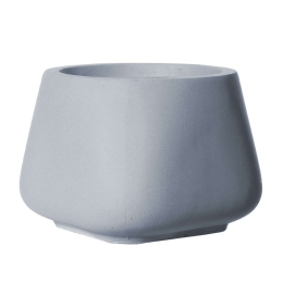 Κασπώ Πήλινο Regal A-6270-8 23x23x18cm Grey Supergreens Πηλός