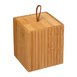 Θήκη Για Βαμβάκι Terre 174537 9x9x9cm Natural 5Five Simply Smart Bamboo