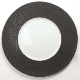 Πιάτο Γλυκού Demi Lune 134817 23cm Black Marva Πορσελάνη