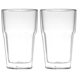 Ποτήρια Νερού Chantilly (Σετ 2Τμχ) 02220460 20,8x8,3x13cm 300ml Clear Gusta Γυαλί