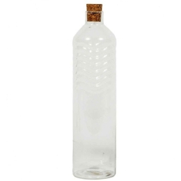 Μπουκάλι Νερού 787016 1000 ml 7,5x7,5x29cm Clear Marva Γυαλί