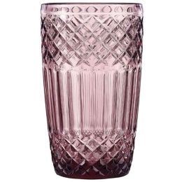Ποτήρι Νερού Barocco 765070 380ml Purple Marva Γυαλί