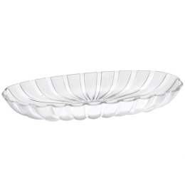 Πιατέλα Σερβιρίσματος Dolce Vita 27970142 38x19x4,5cm White Guzzini Πλαστικό