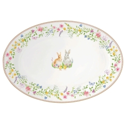 Πιατέλα Σερβιρίσματος Happy Easter 1316EAST 35x23,5cm Multi Easy Life Πορσελάνη