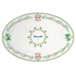 Πιατέλα Σερβιρίσματος Οβάλ Botanic Chic 1316BOCH 35x23,5cm Multi Easy Life Πορσελάνη