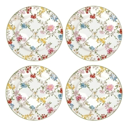 Πιάτο Γλυκού Garden Dreams (Σετ 4Τμχ) 924GADR 19cm Multi Easy Life Πορσελάνη