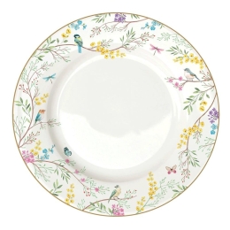 Πιάτο Ρηχό Birds Melody 942BIME Φ26,5cm Multi Easy Life Πορσελάνη