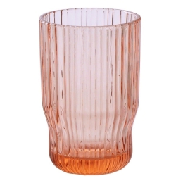 Ποτήρι Νερού Σωλήνα Event 849008 350ml Coral Marva Γυαλί