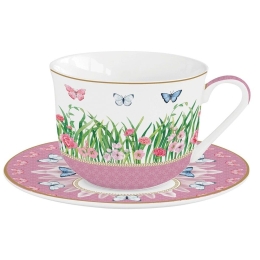 Φλυτζάνι Cappuccino Spring Parade 1182SPARSPRING 400ml Multi Easy Life Πορσελάνη