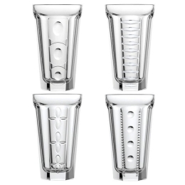 Ποτήρια Νερού Saga (Σετ 4Τμχ) 640101 Φ8,4x14,5cm 340ml Clear La Rochere Γυαλί
