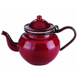 Τσαγιέρα Varios 910370 750ml Red Ibili Εμαγιέ