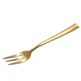 Πιρουνάκι Γλυκού Porto 03331 14,5cm Gold Dinox Ανοξείδωτο Ατσάλι