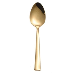 Κουταλάκι Γλυκού Porto 03332 14,5cm Gold Dinox Ανοξείδωτο Ατσάλι