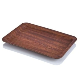 Δίσκος Σερβιρίσματος 10234 40x28,5x2,5cm Brown Evelin Πολυστερίνη
