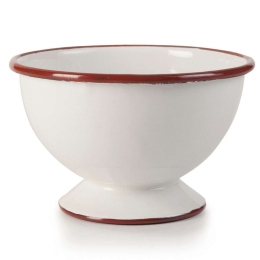 Μπωλ Εμαγιέ Bordeaux 909512 12cm White-Bordo Ibili Εμαγιέ