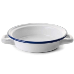 Σαγανάκι Εμαγιέ Blanca 904122 22cm White-Blue Ibili 22cm Εμαγιέ