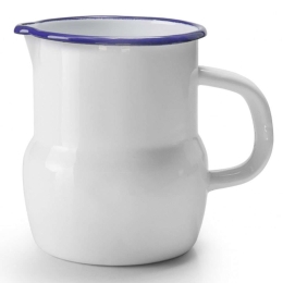 Κανάτα Εμαγιέ Blanca 904609 750ml White-Blue Ibili Εμαγιέ