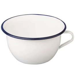 Κούπα Εμαγιέ Blanca 903522 22cm White-Blue Ibili Εμαγιέ