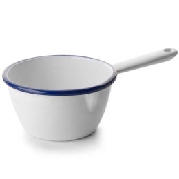 Γαλατιέρα Εμαγιέ Blanca 904012 12cm White-Blue Ibili 12cm Εμαγιέ