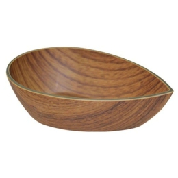 Μπωλ Σερβιρίσματος Οβάλ 10244 13x8x3cm Brown Evelin Πολυστερίνη