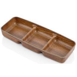 Ορντεβιέρα 3 Θέσεων 10196 26x10x2,7cm Brown Evelin Πολυστερίνη