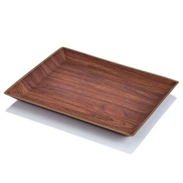 Δίσκος Πιατοθήκης 10133 38,5x30,5x2,5cm Brown Evelin Πολυστερίνη