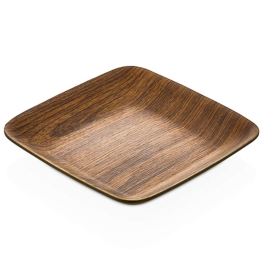 Πιάτο Ρηχό 10291 26,5x26,5cm Brown Evelin Πολυστερίνη