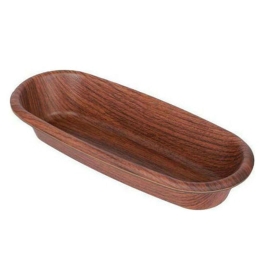 Ορντεβιέρα Οβάλ 10179 17,5x29,5cm Brown Evelin Πολυστερίνη