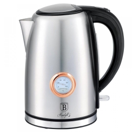 Βραστήρας BH-9073 Με Ένδειξη Θερμοκρασίας 2200W Max 1,7lt Moonlight Edition Berlinger Haus Ανοξείδωτο Ατσάλι