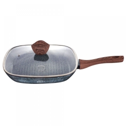 Τηγάνι Grill BH-1599N Με Καπάκι 28cm Anthracite Berlinger Haus Αλουμίνιο