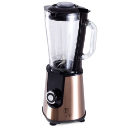 Μπλέντερ Με Γυάλινη Κανάτα BH-9448 1,7L 1000W Metallic Line Rose Gold Edition Berlinger Haus Ατσάλι,Γυαλί