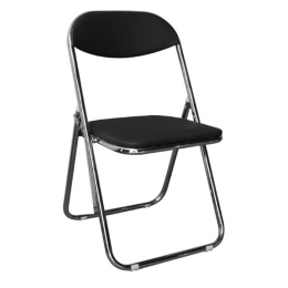 Καρέκλα Star Ε556,1 Black 39x39x78 cm Σετ 4τμχ Μέταλλο,PVC