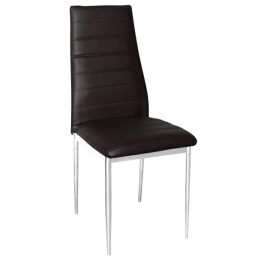 Καρέκλα Jetta ΕΜ966Χ,54 40x50x95cm Brown Μέταλλο,PVC