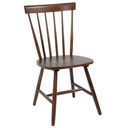 Καρέκλα Saloon Ε7054 Brown 45x47x89cm Σετ 4τμχ Ξύλο
