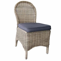 Καρέκλα Montana Ε654 Grey 48x65x91cm Σετ 2τμχ