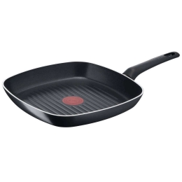 Τηγάνι Γκριλιέρα Simple Cook B55640 26x26cm Black Tefal 26cm Αλουμίνιο