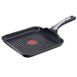 Τηγάνι Γκριλιέρα Selection G28440 26x26cm Black Tefal 26cm Αλουμίνιο